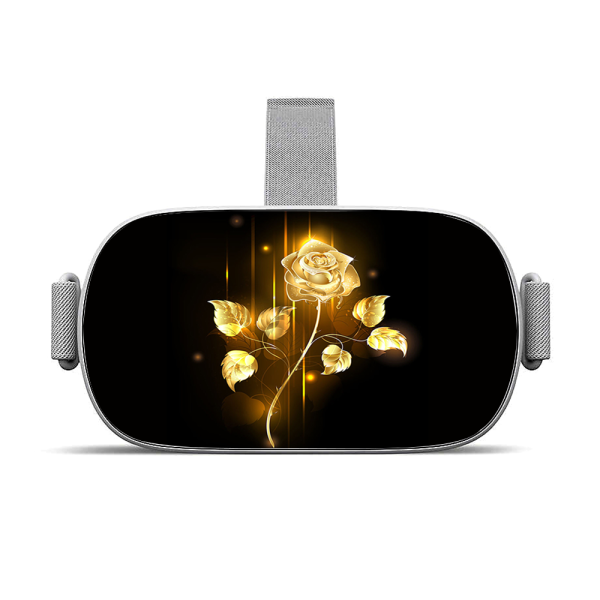 Gold Rose Glowing | Skin For Oculus Go VR For Discount