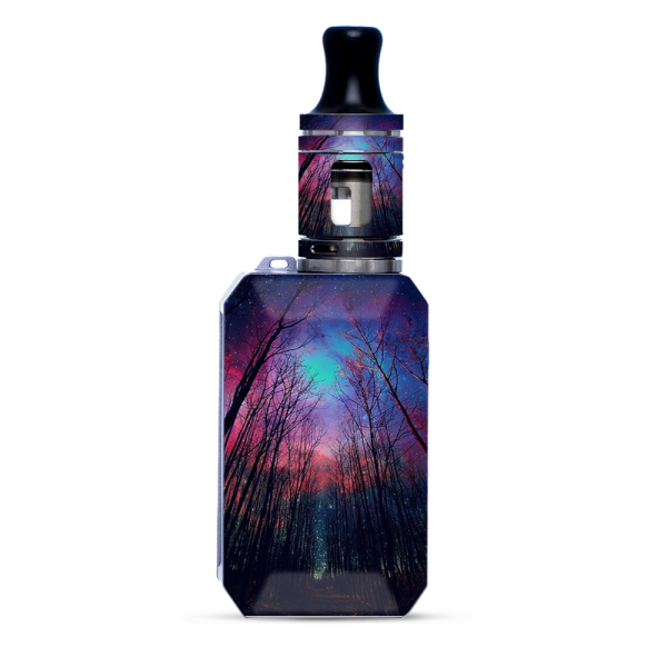 Galaxy Sky Through Trees Forest | Skin For VooPoo Drag Baby Trio Cheap
