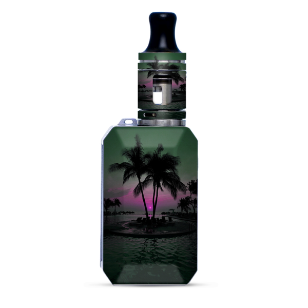 Sunset Tropical Paradise Poolside | Skin For VooPoo Drag Baby Trio Supply