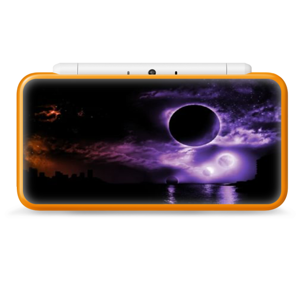 Eclipsed Moon Purple Sky | Skin For Nintendo 2DS XL Sale