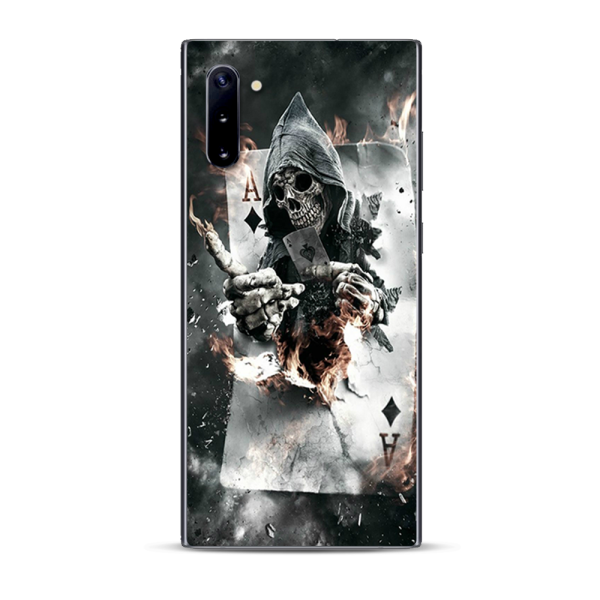 Ace Diamonds Grim Reeper Skull | Skin For Samsung Galaxy Note 10 Cheap