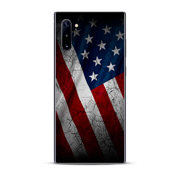 American Flag Distressed Wave | Skin For Samsung Galaxy Note 10 Supply