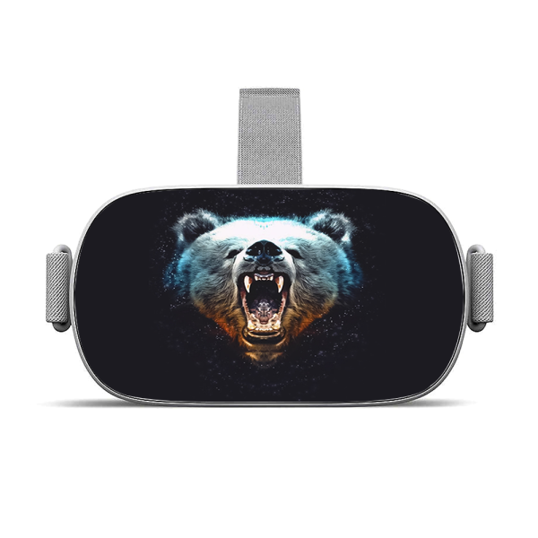 Growling Bear Head | Skin For Oculus Go VR Hot on Sale