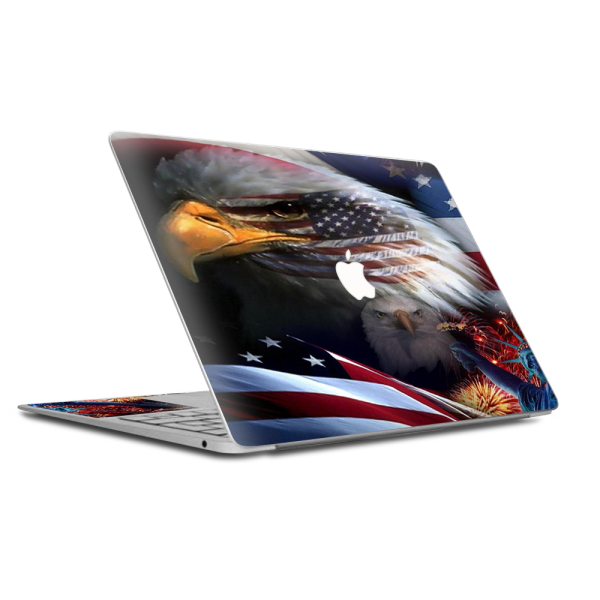 Usa Bald Eagle In Flag | Skin For Macbook Air 13 inch Retina | fits models A3184, A1932 Online Hot Sale