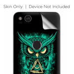 Awesome Owl Evil | Skin For Google Pixel 2 Online now - Image 4