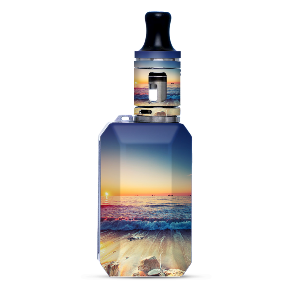 Beach Tide Water Rocks Sunset | Skin For VooPoo Drag Baby Trio For Sale