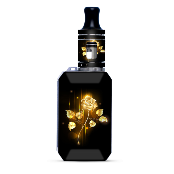 Gold Rose Glowing | Skin For VooPoo Drag Baby Trio For Cheap