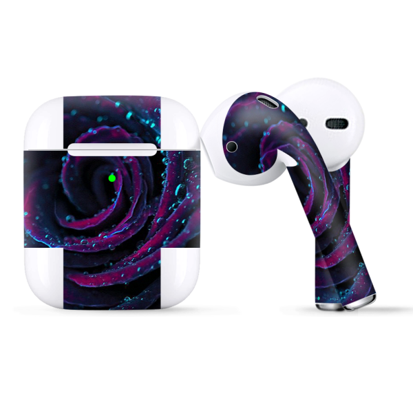 Purple Rose Pedals Water Drops | Skin For Apple AirPods Cheap
