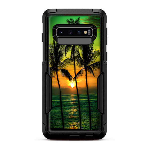 Sunset Palm Trees Ocean | Skin For Otterbox Commuter for Galaxy S10 Fashion