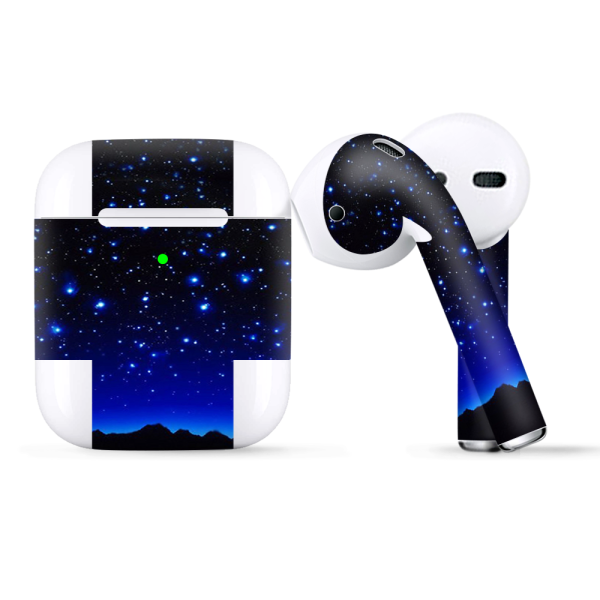 Stars Over Glowing Sky | Skin For Apple AirPods Fashion