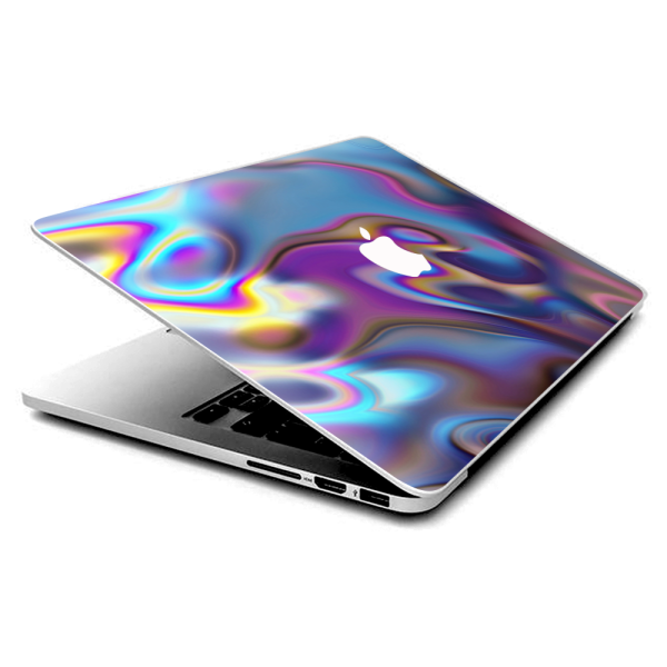 Opalescent Resin Marble Oil Slick | Skin For Macbook Pro 13 inch Retina | fits Model A1425, A2675, A1502, A2835 Hot on Sale