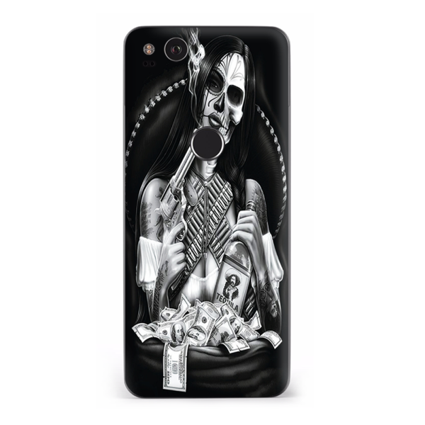 Skull Girl Gangster | Skin For Google Pixel 2 Sale