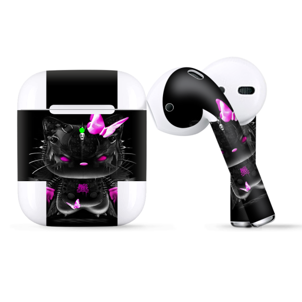 Cute Kitty In Black | Skin For Apple AirPods For Discount