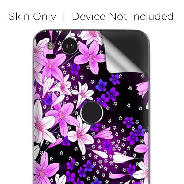 Purple Pink Colorful Flowers Lillies | Skin For Google Pixel 2 Online now - Image 4