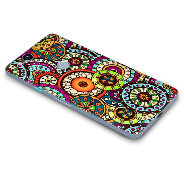 Ethnic Circles Pattern | Skin For Google Pixel 2 on Sale - Image 3