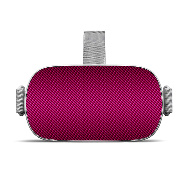Pink,Black Carbon Fiber Look | Skin For Oculus Go VR Hot on Sale