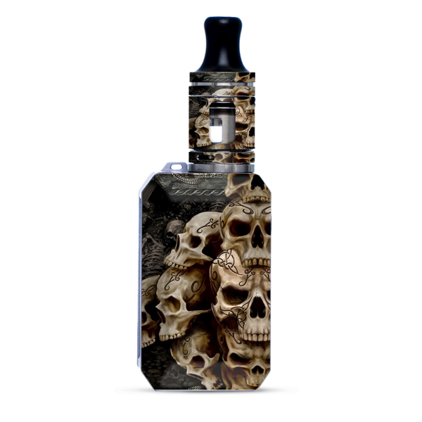 Wicked Skulls Tattooed | Skin For VooPoo Drag Baby Trio Supply