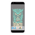 Awesome Owl Evil | Skin For Google Pixel 2 Online now - Image 2