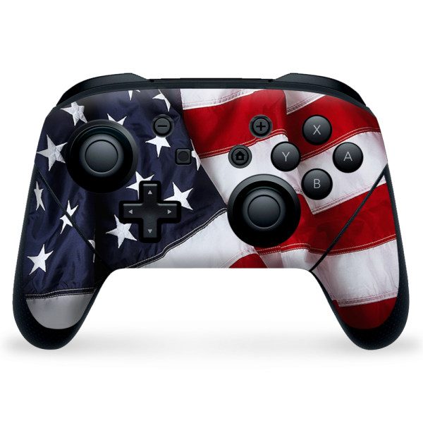Us Flag Usa America | Skin For Nintendo Switch Pro Controller on Sale