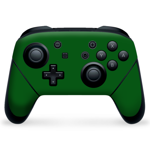 Solid Green,Hunter Green | Skin For Nintendo Switch Pro Controller Cheap