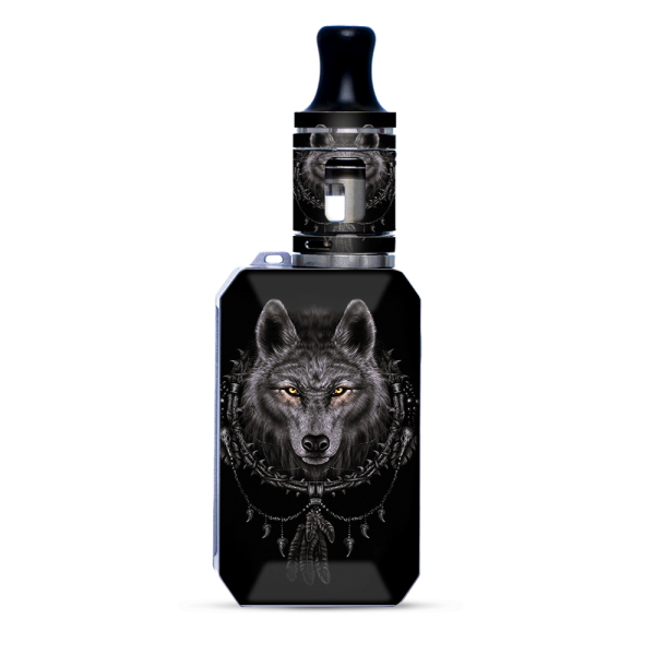 Wolf Dreamcatcher Back White | Skin For VooPoo Drag Baby Trio Cheap