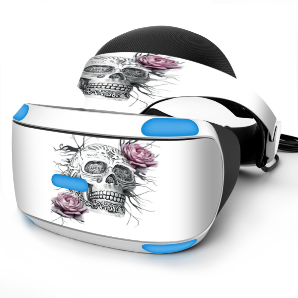 Roses In Skull | Skin For Sony Playstation VR Sale
