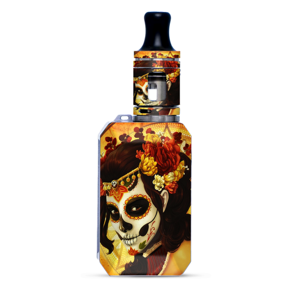 Skull Girl Dia De Los Muertos Paint | Skin For VooPoo Drag Baby Trio Sale