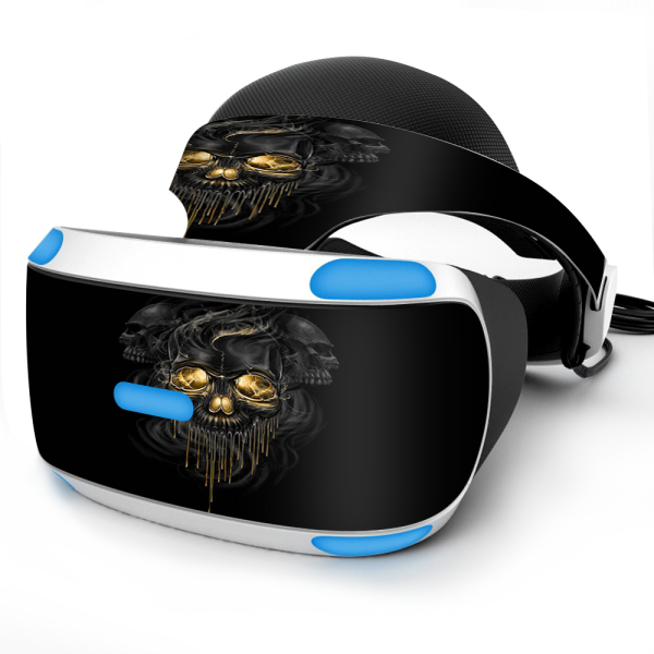 Golden Skull | Skin For Sony Playstation VR For Cheap