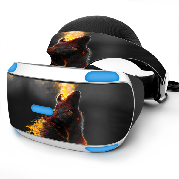 Wolf Howling At Moon | Skin For Sony Playstation VR For Sale