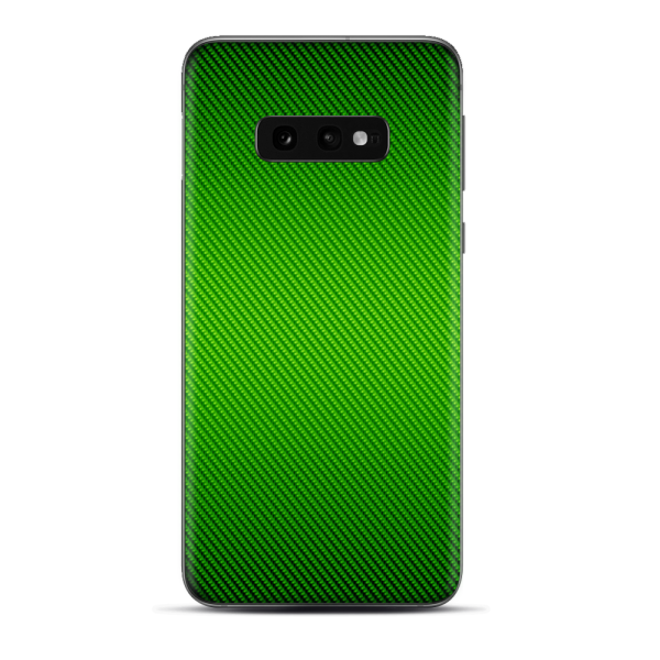 Lime Green Carbon Fiber Look | Skin For Samsung Galaxy S10e Sale