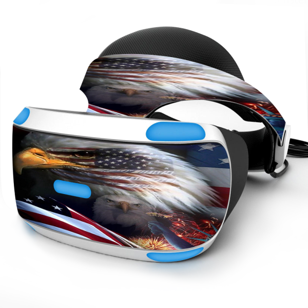 Usa Bald Eagle In Flag | Skin For Sony Playstation VR Online Sale