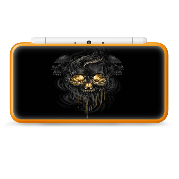 Golden Skull | Skin For Nintendo 2DS XL Cheap