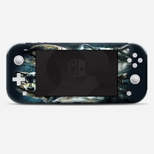3 Wolves Moonlight | Skin For Nintendo Switch Lite For Sale