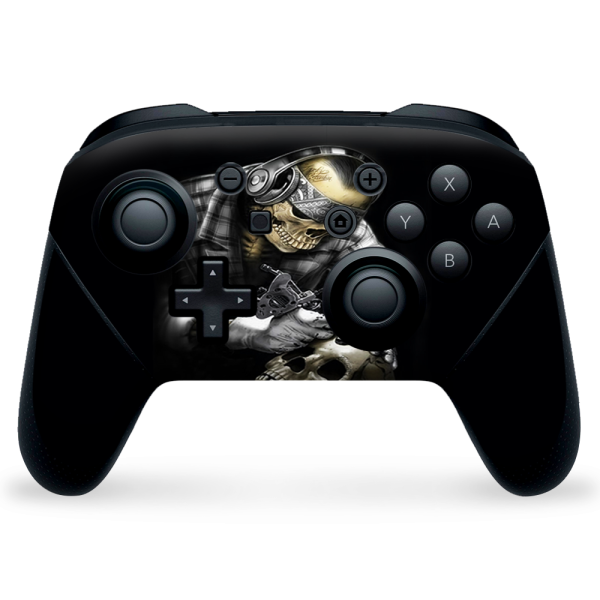 Skeleton Tattooer | Skin For Nintendo Switch Pro Controller Online Sale