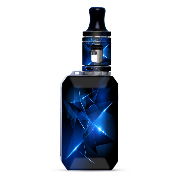 Triangle Razor Blue Shapes | Skin For VooPoo Drag Baby Trio on Sale