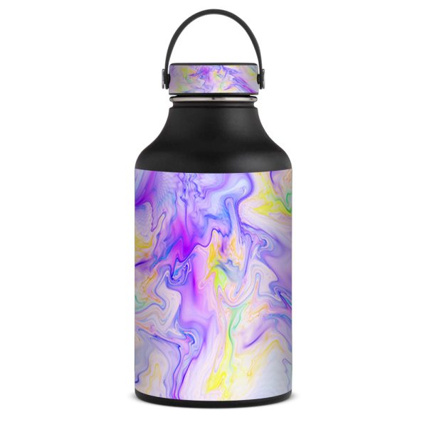Pastel Marble Resin Pink Purple Swirls | Skin For Hydro Flask 60oz Online Hot Sale