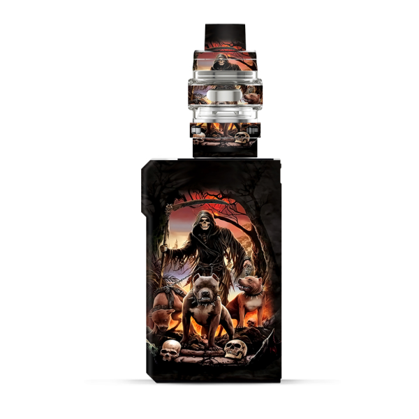 Grim Reaper Pitbull Skulls | Skin For VooPoo Alpha ZIP For Sale