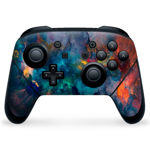 Color Storm Watercolors | Skin For Nintendo Switch Pro Controller For Discount