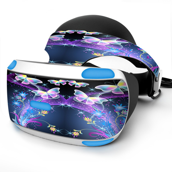 Glowing Butterflies In Flight | Skin For Sony Playstation VR For Sale
