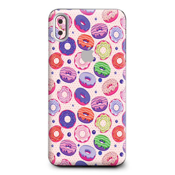 Donuts Yum Doughnuts Pattern Apple iPhone XS Max Skin Online Hot Sale