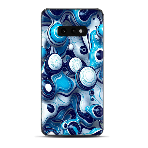 Mixed Blue Bubbles Glass | Skin For Samsung Galaxy S10e Hot on Sale