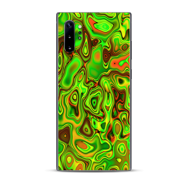 Green Glass Trippy Psychedelic | Skin For Samsung Galaxy Note 10 Plus Discount