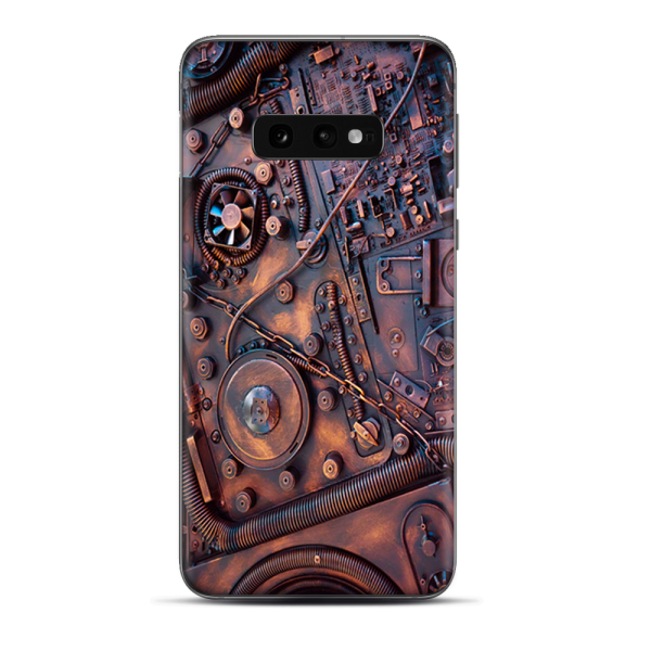 Steampunk Metal Panel Vault Gear | Skin For Samsung Galaxy S10e Hot on Sale
