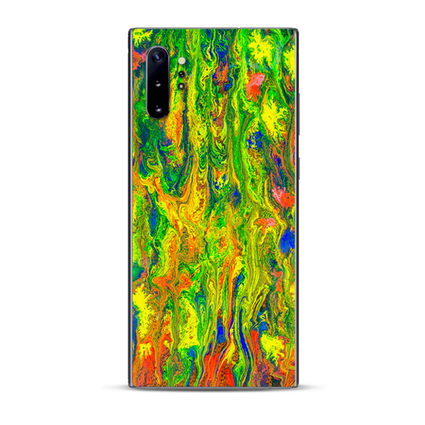 Green Trippy Color Mix Psychedelic | Skin For Samsung Galaxy Note 10 Plus Hot on Sale