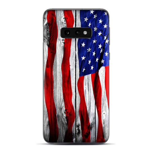 American Flag On Wood | Skin For Samsung Galaxy S10e Discount