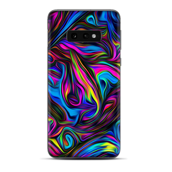 Neon Color Swirl Glass | Skin For Samsung Galaxy S10e Supply