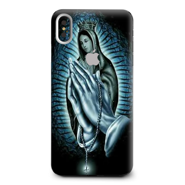 Prayer Praying Hands Mary Apple iPhone XS Max Skin For Sale