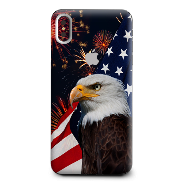 Eagle America Flag Independence Apple iPhone XS Max Skin on Sale