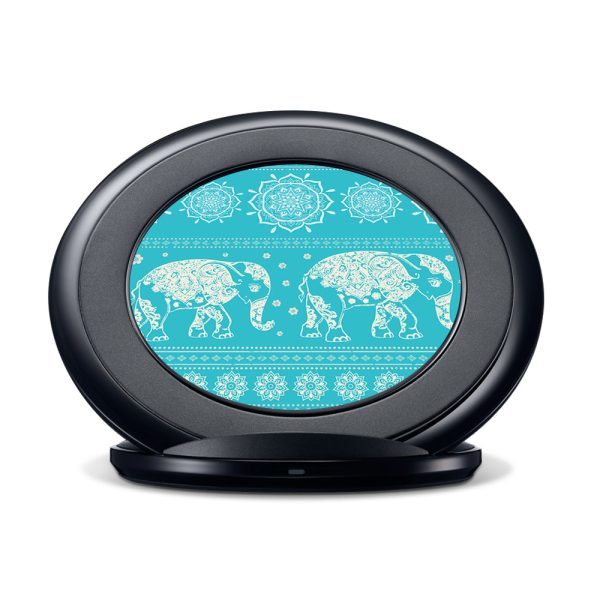 Blue Elephant Pattern Print | Skin For Samsung Fast Charge For Sale