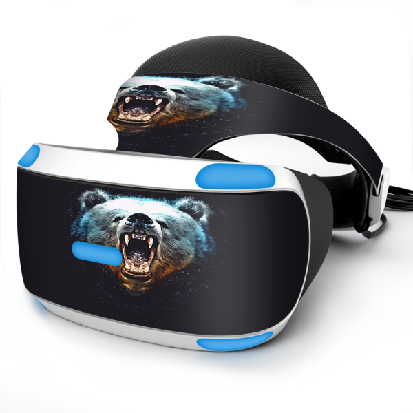 Growling Bear Head | Skin For Sony Playstation VR For Discount